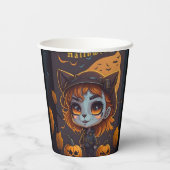 Halloween Pappbecher (Rückseite)