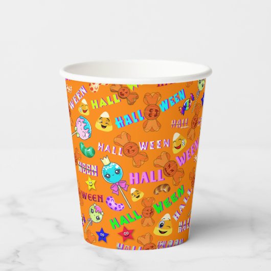 Halloween Pappbecher (Rückseite)