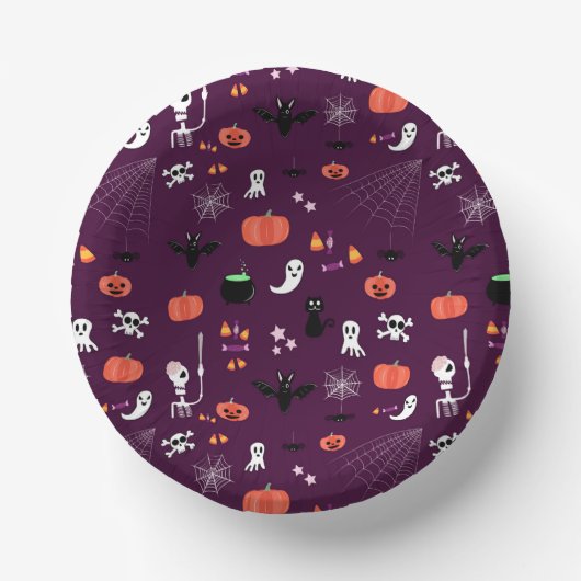 Halloween Pappteller (Vorderseite)