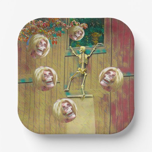 Halloween Pappteller (Vorderseite)