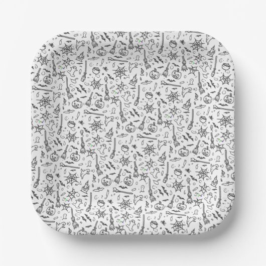 Halloween Pappteller (Vorderseite)