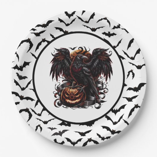Halloween Pappteller (Vorderseite)