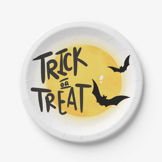 Halloween Pappteller (Vorderseite)