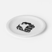 Halloween Pappteller (Schrägansicht)