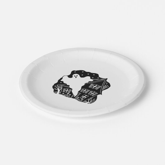 Halloween Pappteller (Schrägansicht)