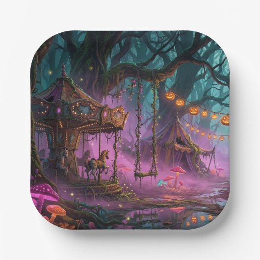 Halloween  pappteller (Vorderseite)