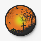 Halloween Pappteller (Vorderseite)