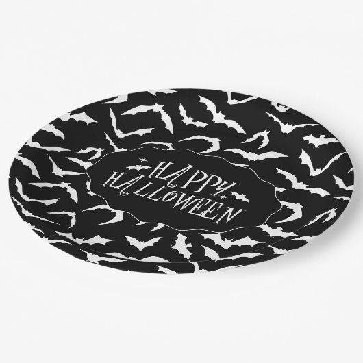 Halloween  pappteller (Schrägansicht)