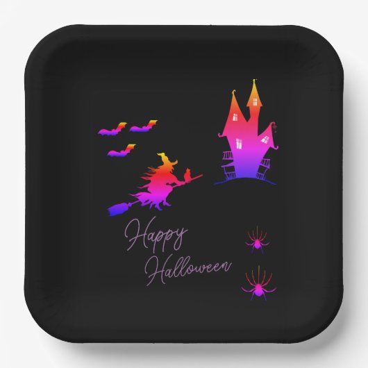 Halloween Pappteller (Vorderseite)