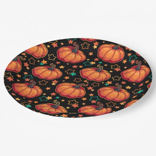 Halloween Pappteller (Schrägansicht)