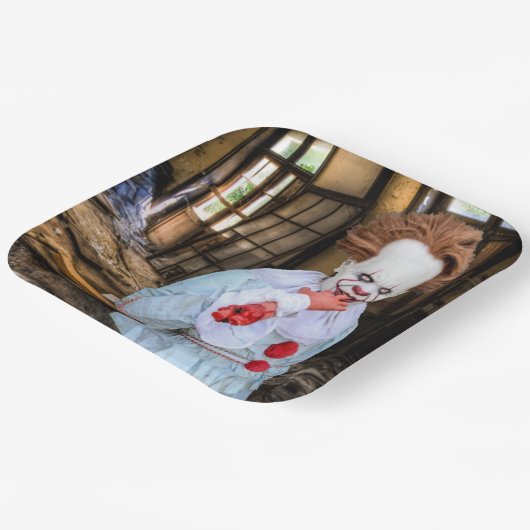 Halloween Pappteller (Gewinkelt)