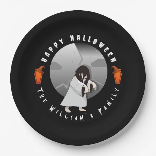 Halloween pappteller (Vorderseite)