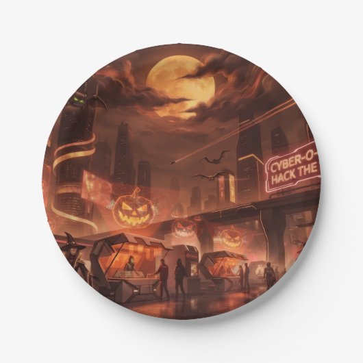 Halloween Pappteller (Vorderseite)