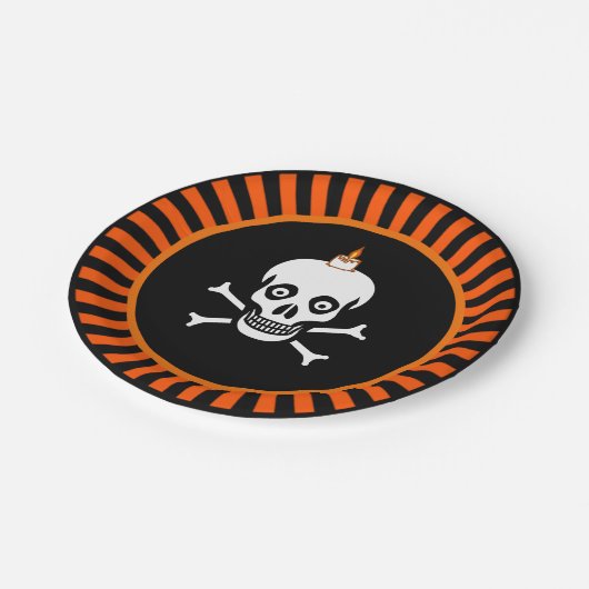 Halloween Pappteller (Schrägansicht)