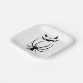 Halloween Pappteller (Gewinkelt)