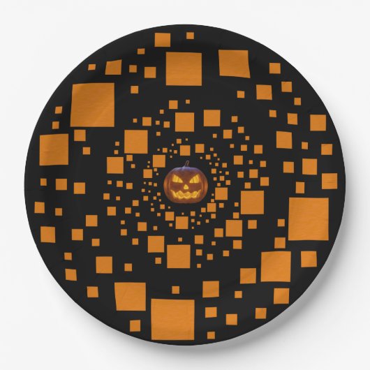 Halloween Pappteller (Vorderseite)