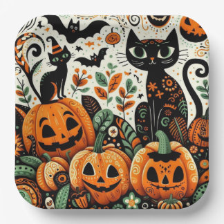 Halloween pappteller