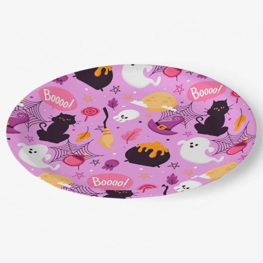 Halloween Pappteller (Schrägansicht)