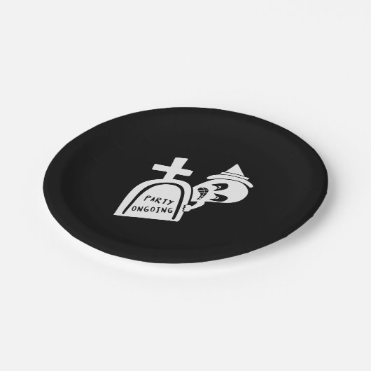 Halloween Pappteller (Schrägansicht)