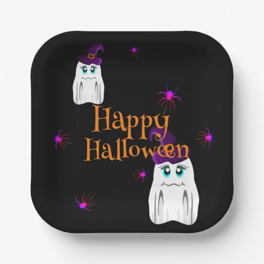 Halloween Pappteller (Vorderseite)