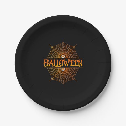 Halloween Pappteller (Vorderseite)