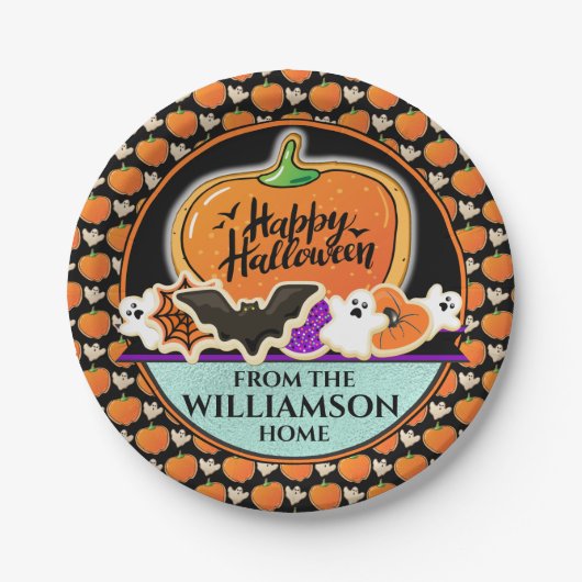 Halloween Pappteller (Vorderseite)