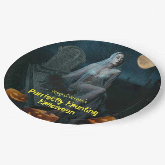 Halloween Pappteller (Schrägansicht)