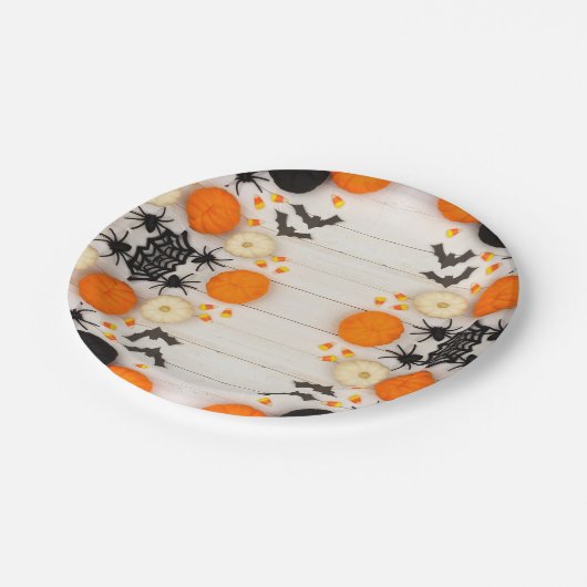Halloween Pappteller (Schrägansicht)