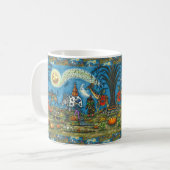 HALLOWEEN PARADE Hexe Giraffe Bear Zebra Skellies Kaffeetasse (Vorderseite Links)