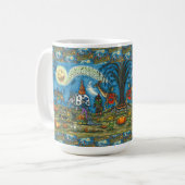 HALLOWEEN PARADE Hexe Giraffe Bear Zebra Skellies Kaffeetasse (Vorderseite Links)