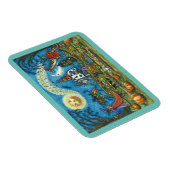 HALLOWEEN PARADE Hexe Giraffe Bear Zebra Skellies Magnet (Rechte Seite)