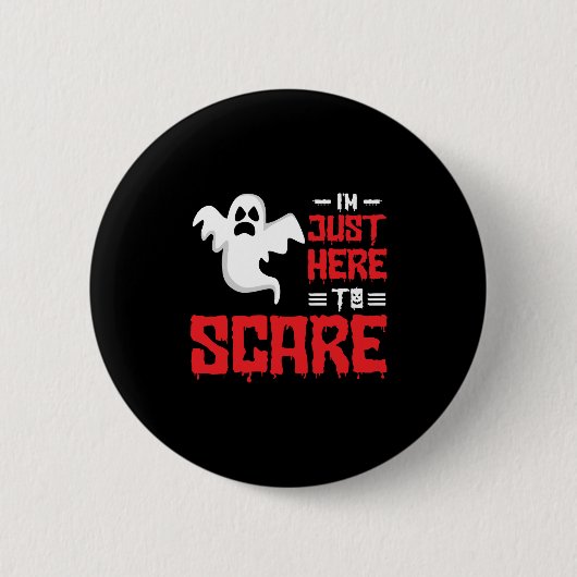 Halloween Paranormal Ghost Jäger Horror Fans Button (Vorderseite)