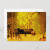 Halloween Park Postkarte (Vorne/Hinten)