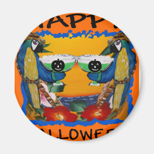 HALLOWEEN PARROTS MAGNET