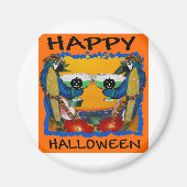 HALLOWEEN PARROTS MAGNET (Vorne)
