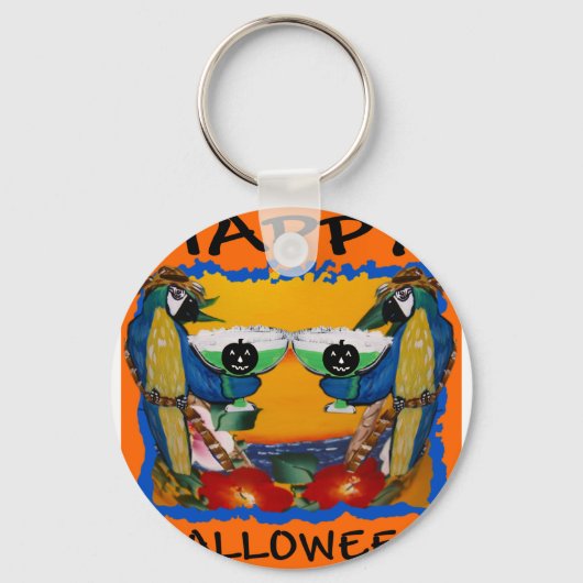 HALLOWEEN PARROTS SCHLÜSSELANHÄNGER (Vorderseite)