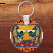HALLOWEEN PARROTS SCHLÜSSELANHÄNGER (Vorderseite)