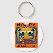 HALLOWEEN PARROTS SCHLÜSSELANHÄNGER (Vorderseite)