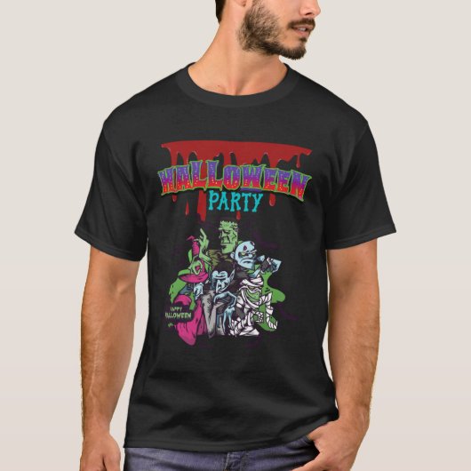 Halloween Party  12 T-Shirt (Vorderseite)