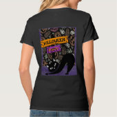Halloween Party and Black Cat, T-Shirt (Rückseite)
