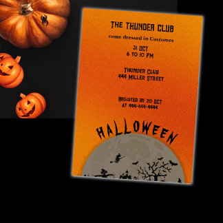 Halloween-Party anpassen Einladung