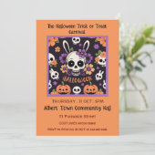 Halloween-Party anpassen Einladung (Stehend Vorderseite)