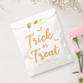 Halloween-Party aus Orangen Streifen Geschenktütchen (Versiegelt)