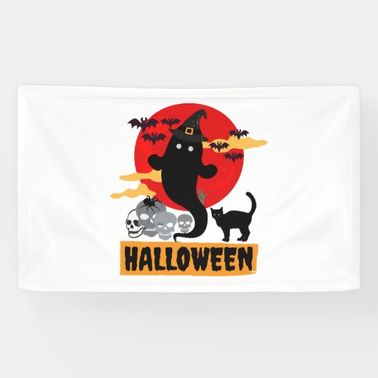 Halloween-Party Banner (Horizontal)