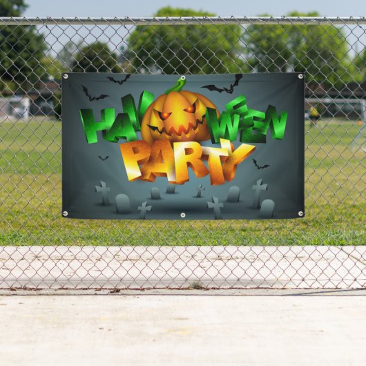 Halloween-Party Banner (Insitu)