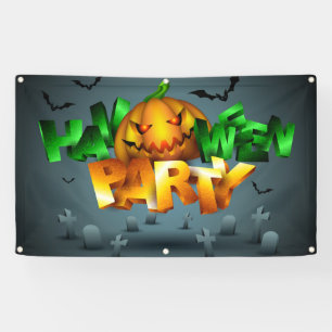 Halloween-Party Banner