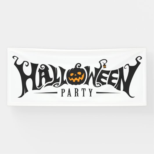 Halloween-Party Banner (Horizontal)