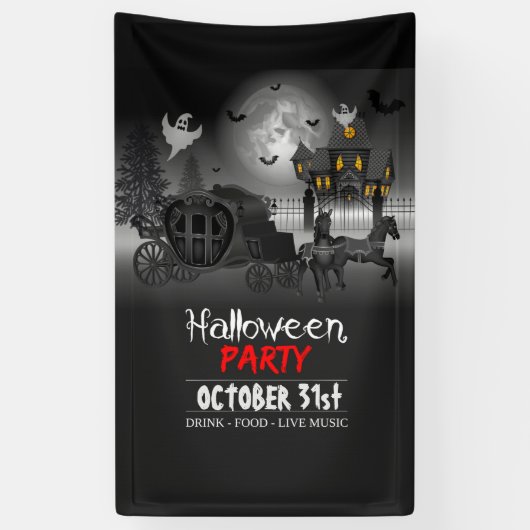 Halloween-Party-Banner Banner (Vertikal)