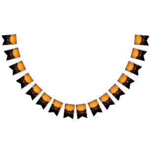 Halloween-Party Banner Flags