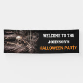 Halloween-Party-Banner für beängstigende Knochen Banner (Horizontal)